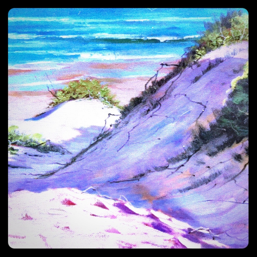 Purple passion of waves